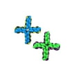 thumbnail image 6 of Rope Dog Toys Bright Neon Color Durable Fun Paracord Play Fetch Interactive Tugs (Set of Both Rope Tugs with Ball), 6 of 12