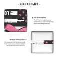 thumbnail image 5 of Xecao Ribbon Breast Cancer Awareness for Tissue Box Cover Holder Square - Leather Decorative Organizer for Tabletop, Bathroom, Car, Office, 5 of 7