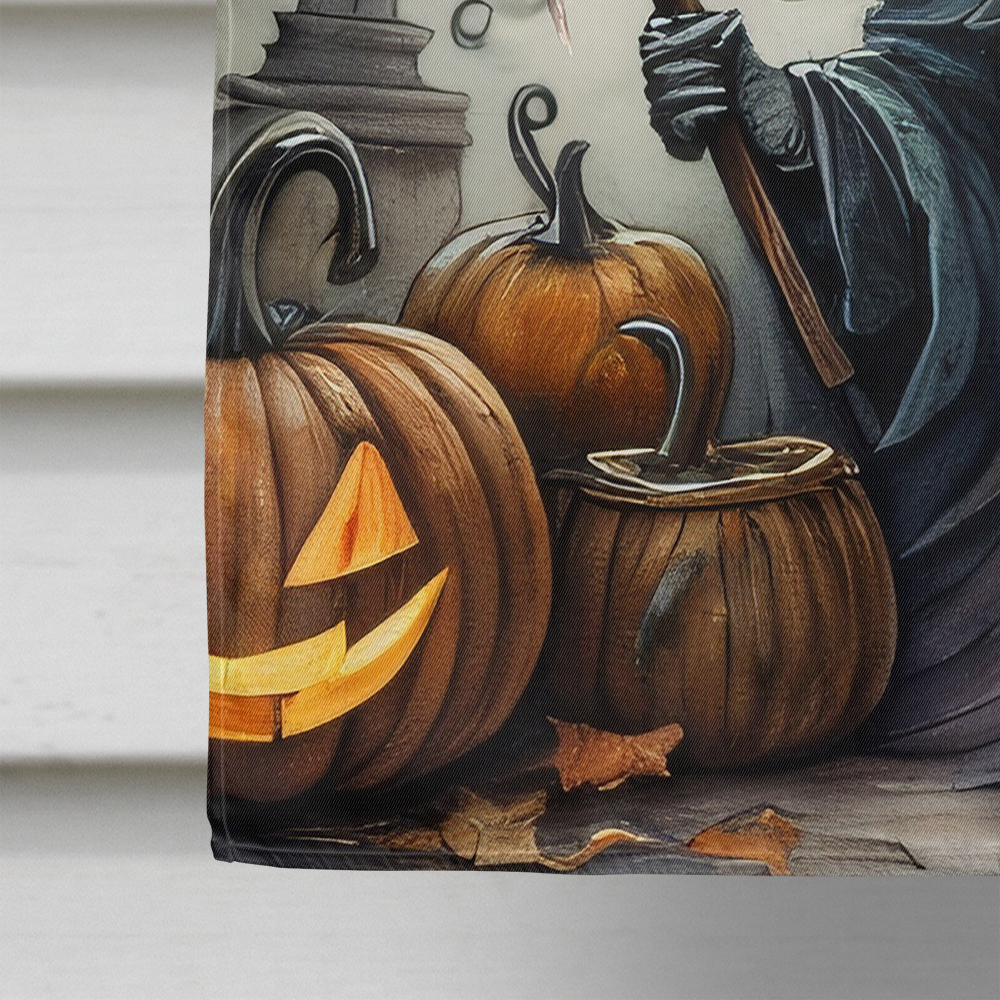 Witch Spooky Halloween House Flag 28 in x 40 in