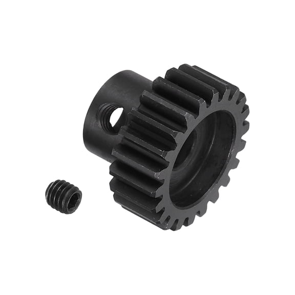RC 32P Pinion Gear 5mm Shaft, 22T Motor Gears Carbon Steel for 1/10 RC Model Car Boat Drone