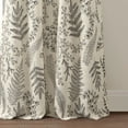 thumbnail image 4 of Lush Décor Botanical Dreams Window Panels Light Linen/Black Pair 42x84, 4 of 6