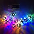 thumbnail image 2 of Pompotops Moroccan Pattern Ball Light String Christmas Halloween Thanksgiving Room Garden Festive Decoration Lights Clearance, 2 of 5
