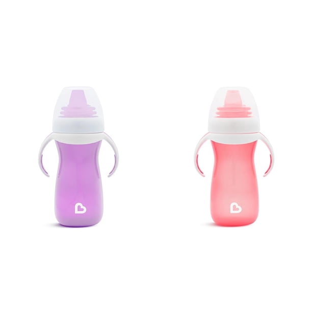 Sippy Cup Munchkin Gentle Transition, 300 ml, con asas de entrenamiento