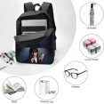 thumbnail image 3 of Monstrous Wednesday Backpacks Basic Shoulder Daypack Bookbag Satchel Knapsack Rucksack-XTYD1956, 3 of 3