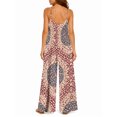thumbnail image 3 of Women'S Casual Cartoon Santa Claus Omper Spaghetti Strap Wide Leg Jumpsuit Summer Outfits With Pockets, 3 of 7