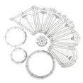 thumbnail image 4 of Rongfmy 10 Pcs Cadres de Règle Patchwork en Acrylique pour Matelas Domestique, 4 of 8
