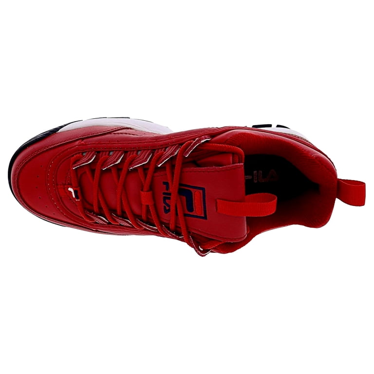 Fila Disruptor Ii Premium Mens Shoes Size 8, Color: Red/Navy