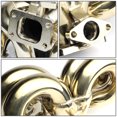 thumbnail image 3 of DNA Motoring TM-GD-002 Anodized Stainless Steel 42mm T3 Ram Horn Exhaust Turbo Manifold For Integra / Civic B-Series B16 B18 Fits select: 1999-2000 HONDA CIVIC, 2000 ACURA INTEGRA, 3 of 4
