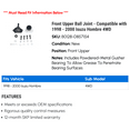 thumbnail image 2 of Front Upper Ball Joint - Compatible with 1998 - 2000 Isuzu Hombre 4WD 1999, 2 of 2