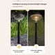 thumbnail image 5 of ¡Ganga del Día!, Lámpara LED de proyección solar para jardín, luz ambiental para exteriores, camping, jardín, cableado Akmoler, 5 of 9