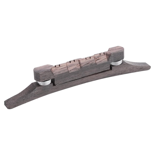 Garosa Adjustable Mandolin Bridge,High Quality Adjustable Rosewood Mandolin String Height Bridge Musical Instrument Accessory,Mandolin Accessory