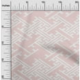 thumbnail image 2 of oneOone Cotton Flex Light Pink Fabric Geometric Quilting Supplies Print Sewing Fabric By The Yard 40 Inch Wide, 2 of 4