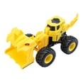 thumbnail image 2 of PVCS Dinosaur engineer Bulldozer Forklift Toy Freewheeling Car Gift for Kids, 2 of 6