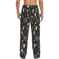 thumbnail image 3 of Goofa Mushrooms Printed Soft Pajama Pants for Men, Wide Leg Comfy Casual Lounge Yoga Pants-Medium, 3 of 9