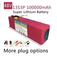 thumbnail image 4 of 48V 100Ah Lithium Ion Battery Pack 13S3P 1000W For 54.6V Motorized Scooter With BMS, 4 of 7