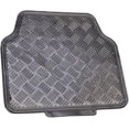 thumbnail image 5 of Alfombrillas universales para coche de 4 piezas (antracita) - Diseño metálico - Resistentes para todo tipo de clima con respaldo de goma RV, 5 of 5