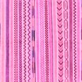 thumbnail image 1 of Ahgly Company Indoor Square Oriental Pink Modern Area Rugs, 4' Square, 1 of 4
