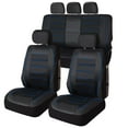 thumbnail image 1 of Universal Fit Car Seat Cover – Full Set of Automotive Car Seat Covers, Premier Leatherette Seat Covers, Water-resistant Seat Protector for Cars, Trucks, SUVs and Vans, 1 of 6
