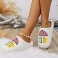 thumbnail image 6 of Gaexia On Slippers for Women,Cozy Lined Slippers Warm Winter Indoor Outdoor Soft Sole Comfortable Slides for,Outdoor Slippers, 6 of 7