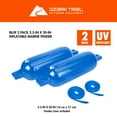 thumbnail image 3 of Ozark Trail 2-pack Inflatable Boat Fenders – Blue 5.5x20" with Fender Lines, Bumpers Buoys, 3 of 5