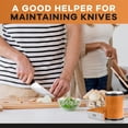 thumbnail image 4 of Afilador de cuchillos Adil Mart para cuchillos rectos y serrados, 4 of 7