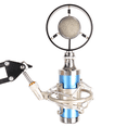 thumbnail image 2 of Professional Condenser Wired Vintage Recording Studio Microphone for Live Broadcast White, 2 of 4