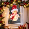thumbnail image 4 of LIORAGLJ LED Lighted Snowman Hanging Ornament for Christmas Tree Door Window Decor, 4 of 8