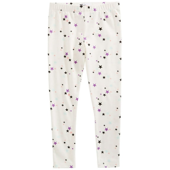 Epic Threads Baby Girls Star-Print Leggings (5T/5, Holiday Ivory)