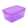 thumbnail image 2 of Caja Organizadora Polycar Multiusos Translucida con Tapa 38 Litros  Morado, 2 of 4