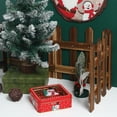 thumbnail image 5 of Arborister 1Pcs Wooden Picket Fence Border Xmas Tree Decor for Home & Wedding, 5 of 10