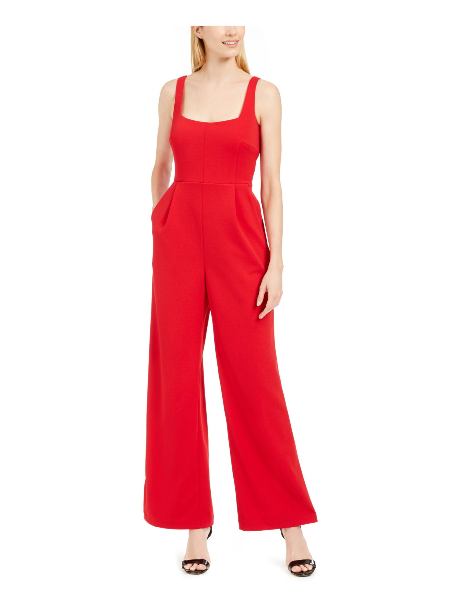 red jumpsuit calvin klein