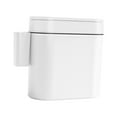 thumbnail image 2 of Cubo de basura de diseño simple para la entrada del baño del garaje. Blanco, 2 of 9