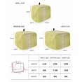 thumbnail image 2 of Yellow Beige Striped Small Toaster Cover 2 Slice, Kitchen Appliance Covers, Modern Farmhouse Retro Lines Toaster Oven Cover with Loop, Bread Machine Cover Polyester Dust Cover Protection, 2 of 4