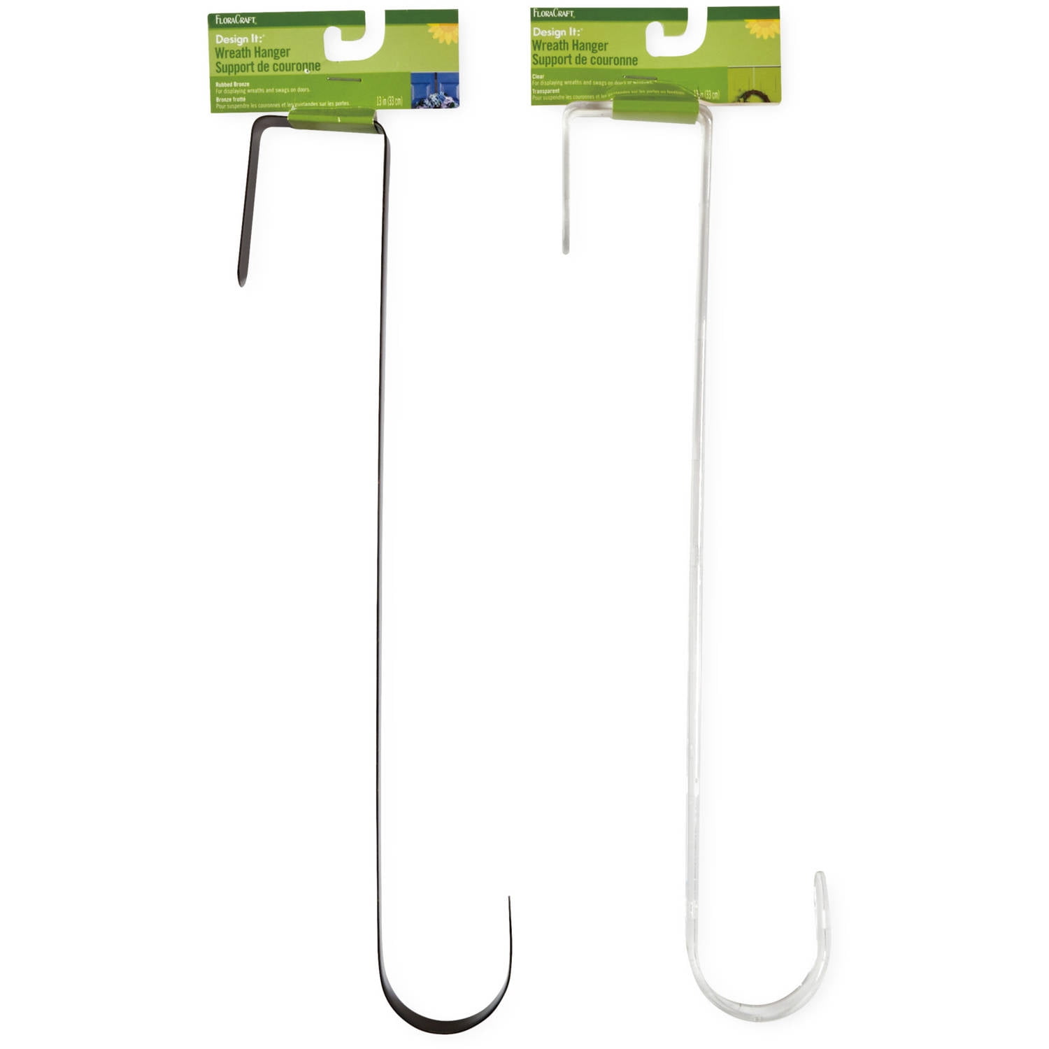 Heavy Duty Door Wreath Hanger, 12"