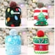 thumbnail image 2 of Gorro navideño de punto con luz LED para adultos y niños, gorro de Papá Noel, alce, x-mas, suministros de Navidad y Año Nuevo, accesorios, 2 of 4