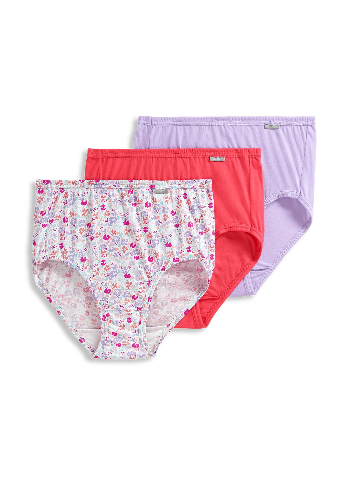 Jockey Women Plus Size Elance Brief 3 Pack