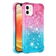 thumbnail image 2 of Funda para iPhone 12 Mini Transparente con Brillos Carcasa Protectora Antigolpes con Glitter Brillante, 2 of 5