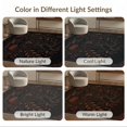 thumbnail image 7 of ODIKA 6'x9' Washable Area Rug Non-Slip, Chair-Friendly, Black Orange Enchanted Autumn Night Design Mystical with Celestial Accents for Dining Room, Under Table, Office Décor, 7 of 7