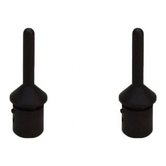 Standard Boat Support Pole Tip Cover | Black 5/8 Inch (Pair)