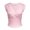 Pink, variant on Xijirk Wrap Front V Shape Sleeveless Tank Top with Cap Sleeve Cut for Daily Wear and Fitness Activity Outfit Use,Pink,L