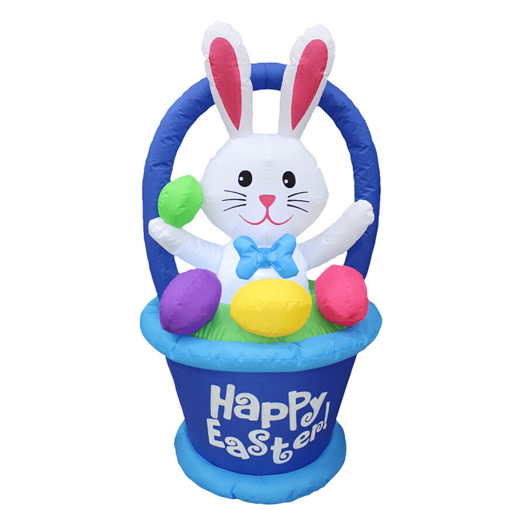 Impact Canopy Inflatable Outdoor Easter Decoration, Easter Bunny Egg