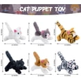 thumbnail image 5 of lush Stuffed Toy Cat Set – Set of 6 Stuffed Toys for Kids – 6 Inches Long – Bright & Vibrant Colors – Soft Toy Set for Babies Boys & Girls, 5 of 6