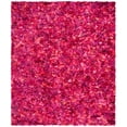 thumbnail image 6 of SAFAVIEH Rio Cassandra Confetti Polyester Shag Area Rug, Fuchsia/Multi, 8' x 10', 6 of 7