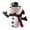White M, variant on Dog Walking Snowman Cat Christmas Outfit Santa Claus Pet Clothes Dog Xmas Pet Holiday Apparel (Snowman)