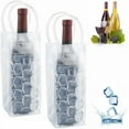 thumbnail image 2 of Fiudx Bolsa de Gel para Vino, Hielera Reutilizable para Bebidas Embotelladas, Líquido Seguro y Congelable, Ideal para Picnics, Barbacoas, Bodas, Regalo de Vino Tinto, Envase Blanco de 30 Ml, Diseño E, 2 of 6
