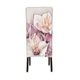 thumbnail image 3 of ZICANCN Christmas Rose Flower Chair Protectors Seat Covers , Dining Chair Slipcovers for Dining Room Hotel Kitchen Digital Painting Pastel Plant, 3 of 8