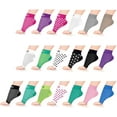 thumbnail image 4 of Go2 Compression Ankle Socks Plantar Fasciitis Foot Heel & Arch Support (1Pair PinkWhitePolka, M), 4 of 5