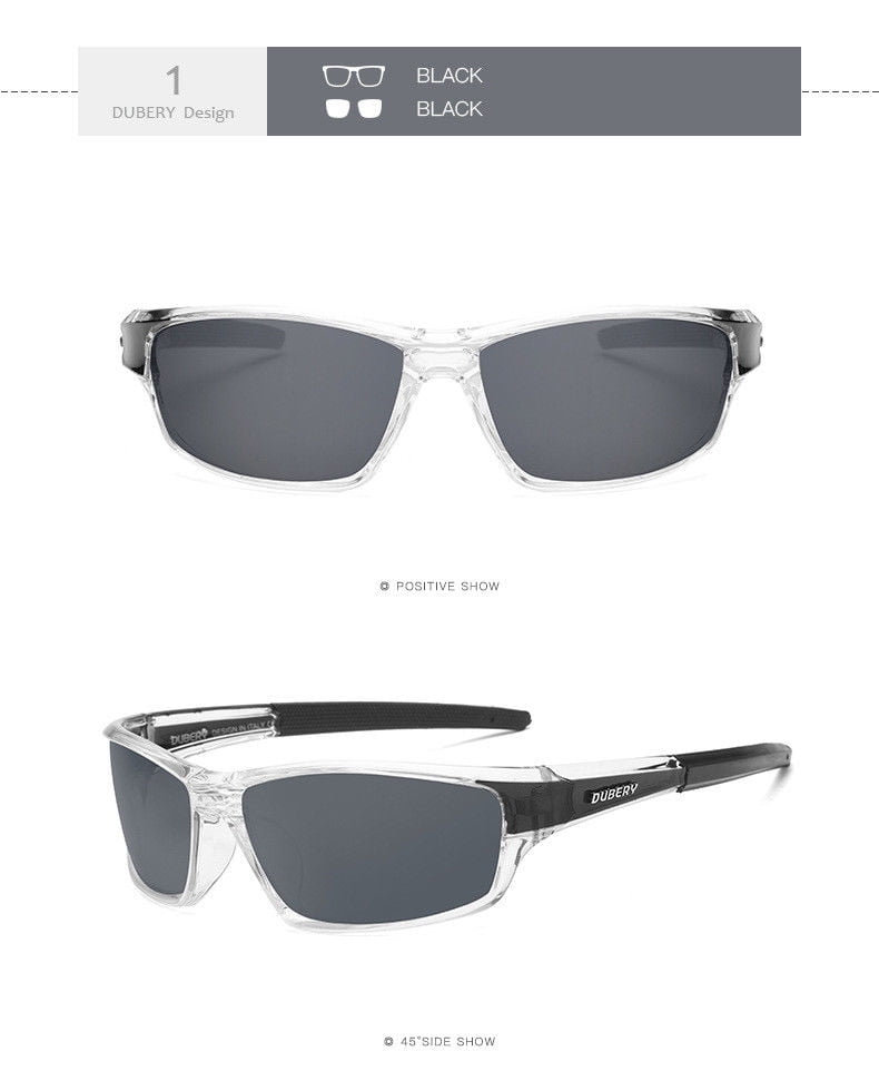 DUBERY Men Sport Polarized Sunglasses Outdoor Riding Fishing Goggles Glasses OU 