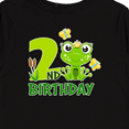 thumbnail image 4 of Inktastic 2nd Birthday Princess Frog Girls Long Sleeve Toddler T-Shirt, 4 of 5