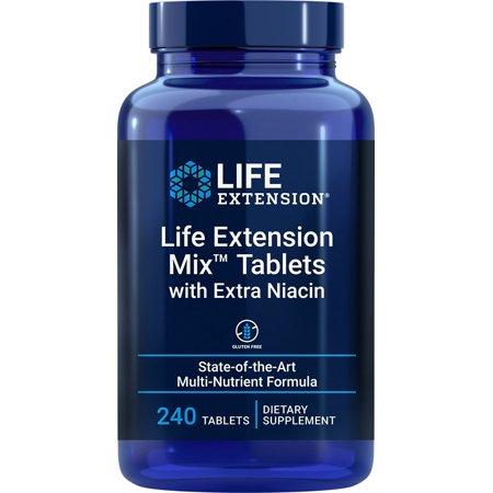 Life Extension Mix Tablets With Extra Niacin -- 240 Tablets